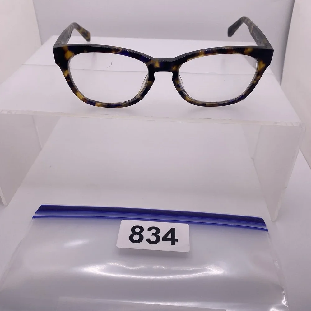 Warby Parker Eyeglasses FRAME ONLY Finch-252 52-18-140 Brown Tortoise 834